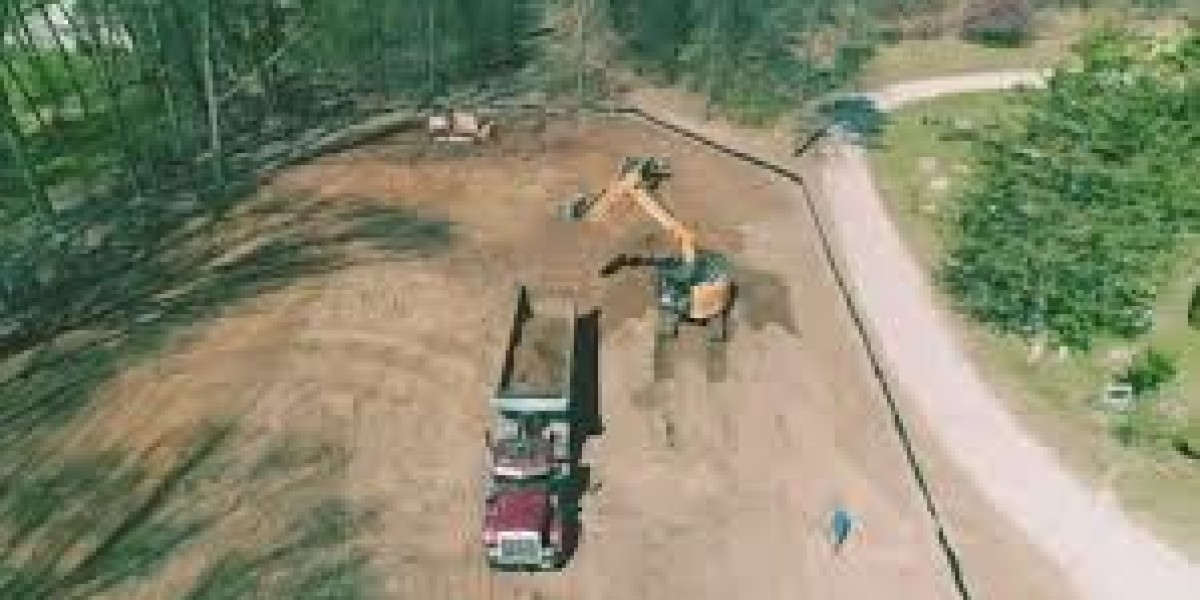 Construction Site Aerial Drone Footage