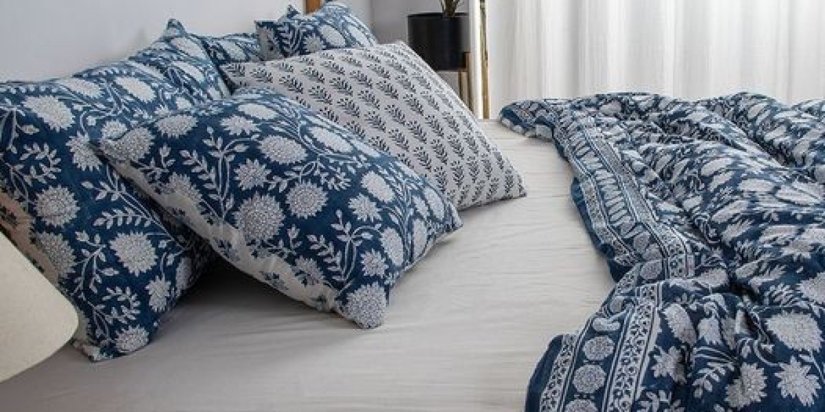 Add Elegance to Your Space with a Hand Block Printed Duvet Blanket Cover