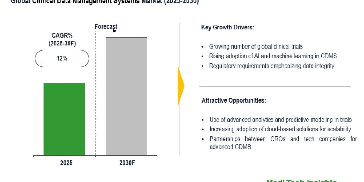 Global Clinical Data Management Systems Market gains 12% CAGR powered by AI-based tools 2030