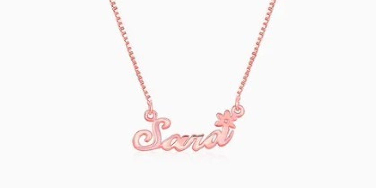 Premium Personalized Gold Name Necklace in India – Shop Now!