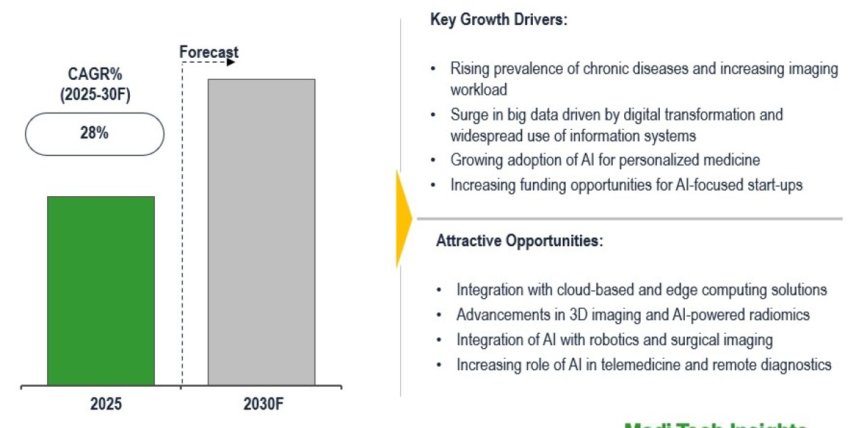 Global AI in Medical Imaging Market to register 28% CAGR with deep tech startup rise by 2030