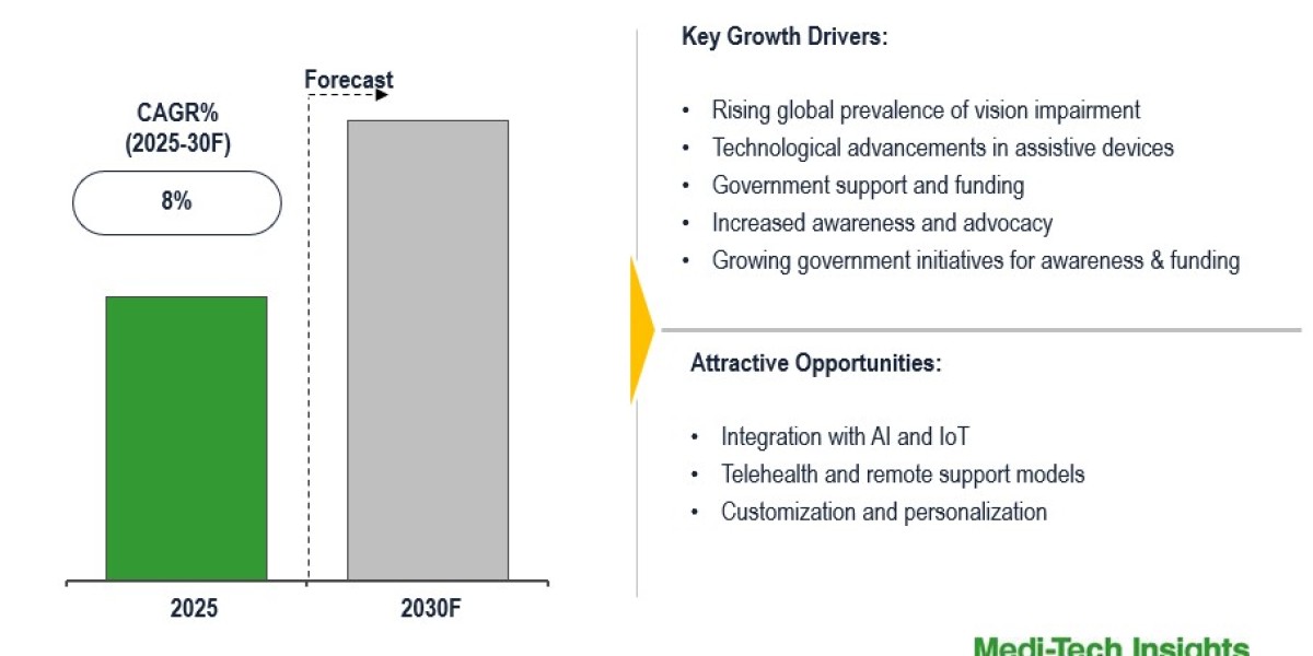 Global Vision Impairment Devices Market projects steady 8% CAGR with tech innovation 2030
