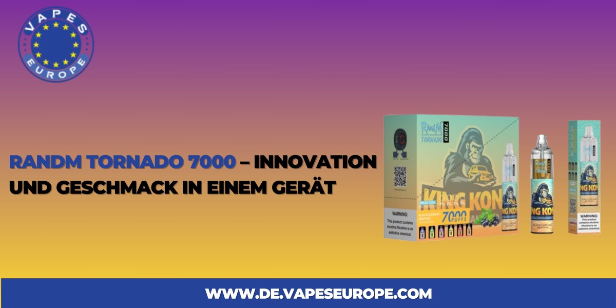 Randm Tornado 7000 – Innovation und Geschmack in einem Gerät
