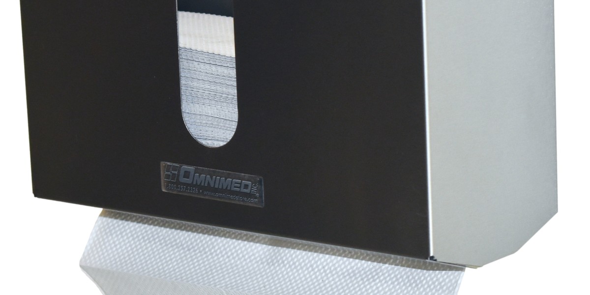 Stainless steel paper towel dispenser wall mount