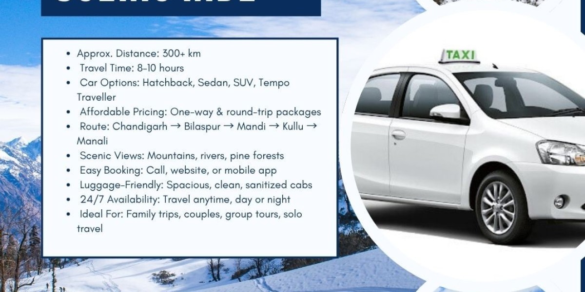 Taxi from Chandigarh to Manali Comfortable Hill Travel