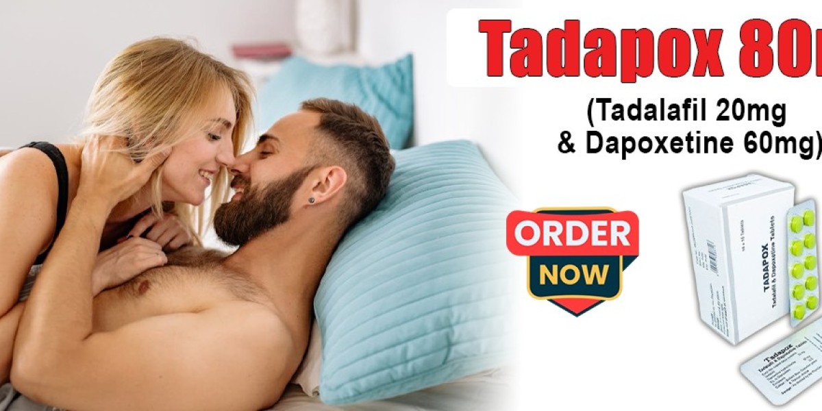 Buy Tadapox 80mg (Tadalafil 20mg + Dapoxetine 60mg) | 50% Discount