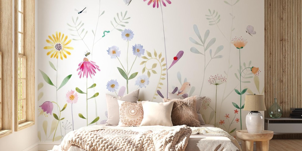 Flower Pattern Wallpaper for Living Rooms, Bedrooms, and Beyond