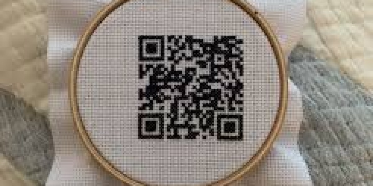 QR Code Embroidery for Events, Weddings, and Special Occasions