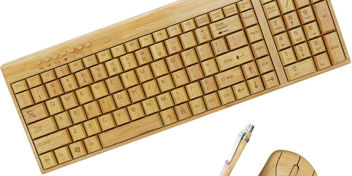 Bamboo Wireless Keyboard: Eco-Friendly Typing Solution