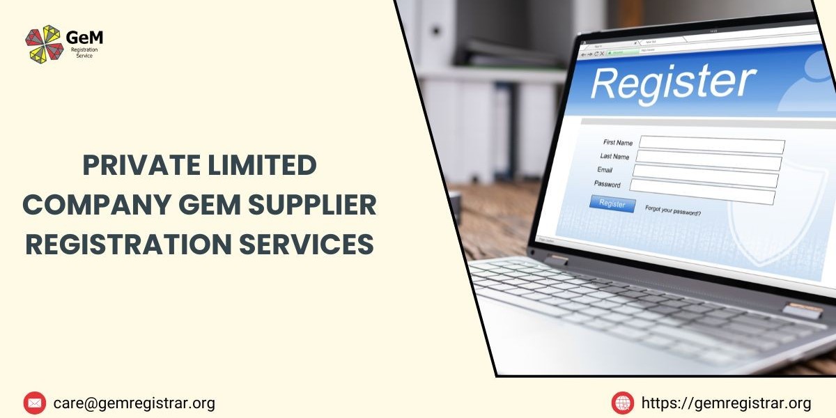 Private Limited Company GeM Supplier Registration Services