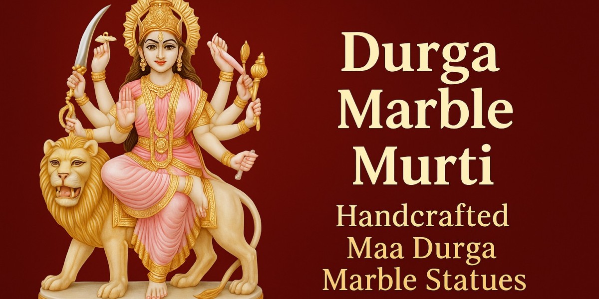 Durga Marble Murti  Handcrafted Maa Durga Marble Statues