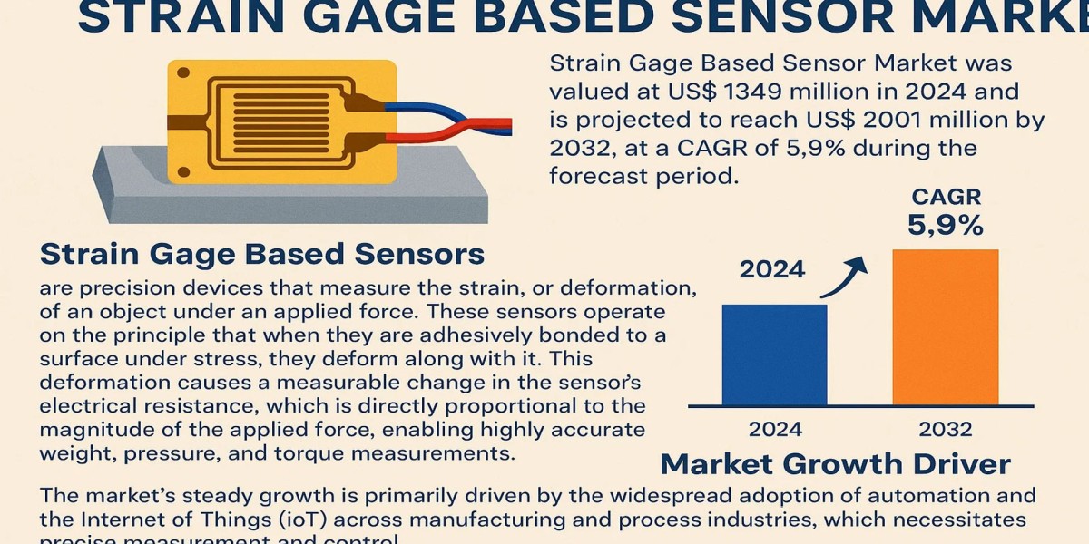 Strain Gage Based Sensor Market : Size, Share Growth, SWOT Analysis, Key Players, Industry Trends and Regional Outlook