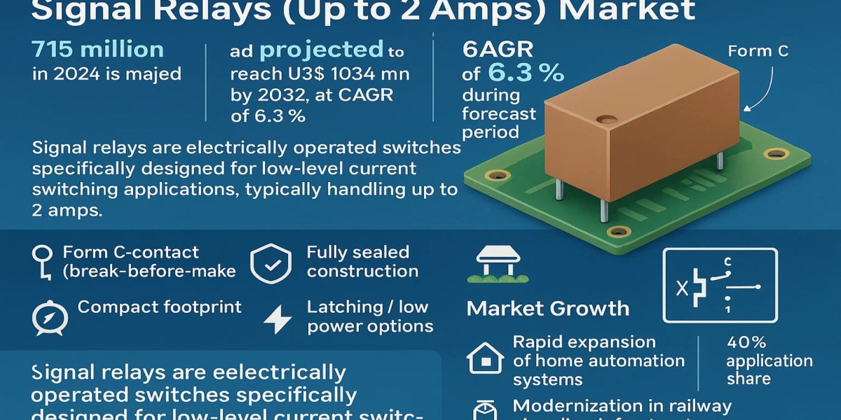 Signal Relays (Up to 2 Amps) Market : Exclusive Insights on Latest Trends, Drivers