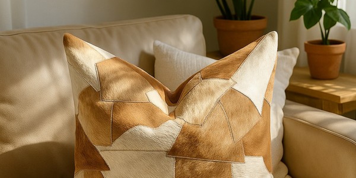 Add Rustic Charm to Your Home with Cowhide Cushions from Linen Connections