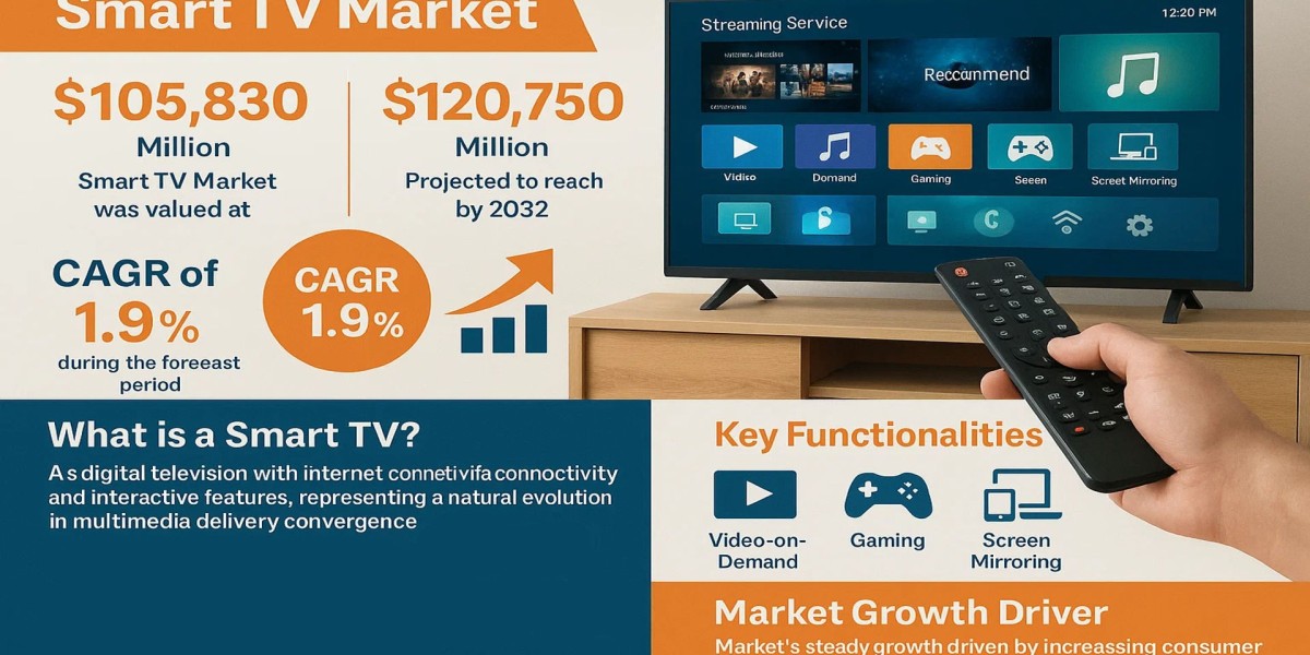 Smart TV Market-Trends, Market Share, Industry Size, Growth, Opportunities And Forecast 