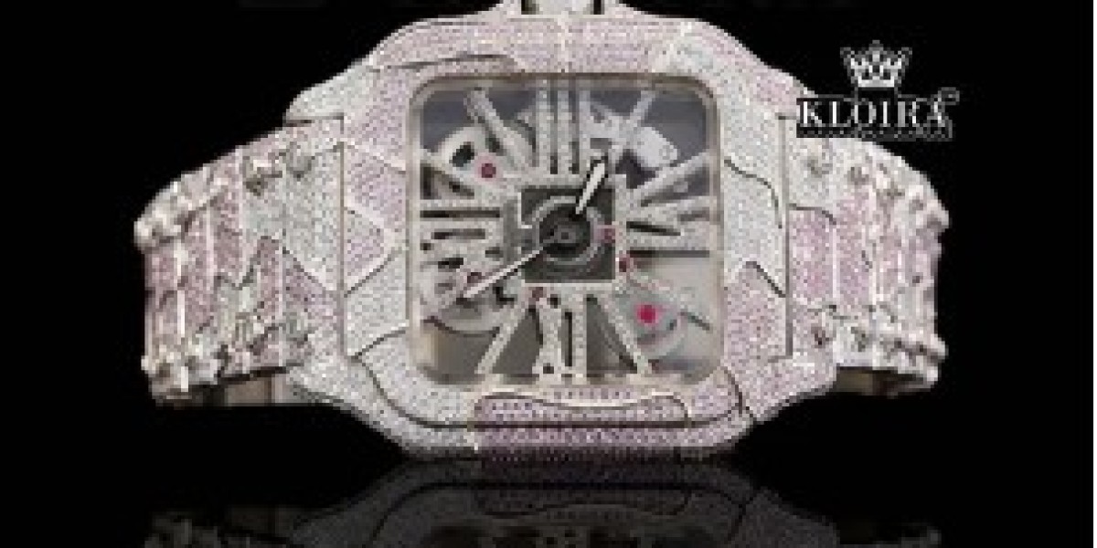Moissanite Cartier Skeleton Watch – The Epitome of Luxury and Precision