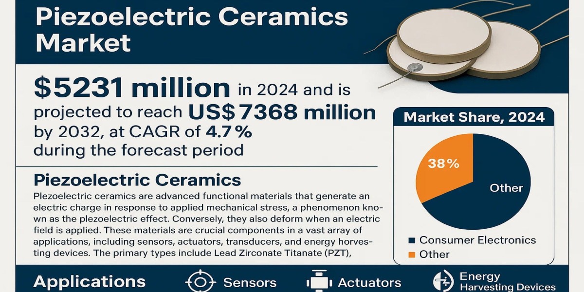 Piezoelectric Ceramics Market - Business Outlook and Innovative Trends | New Developments, Current Growth Status, Emergi