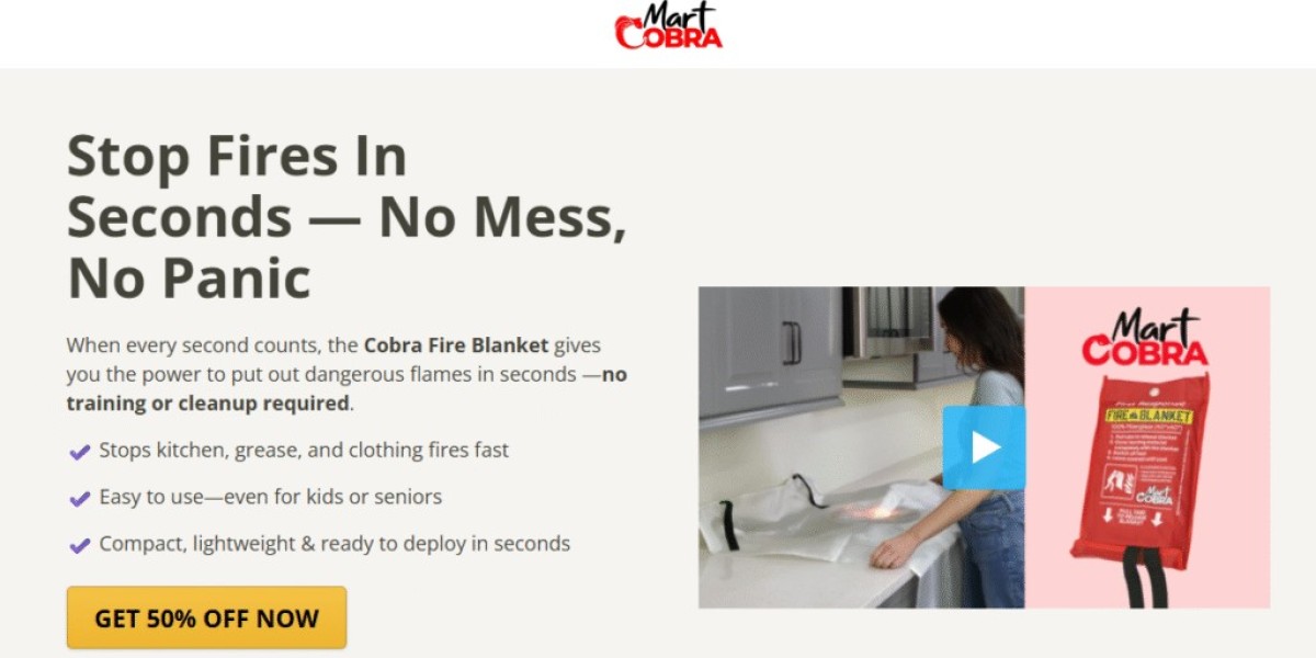Protect Your Family with Cobra Fire Blanket – Now 50% OFF for a Limited Time