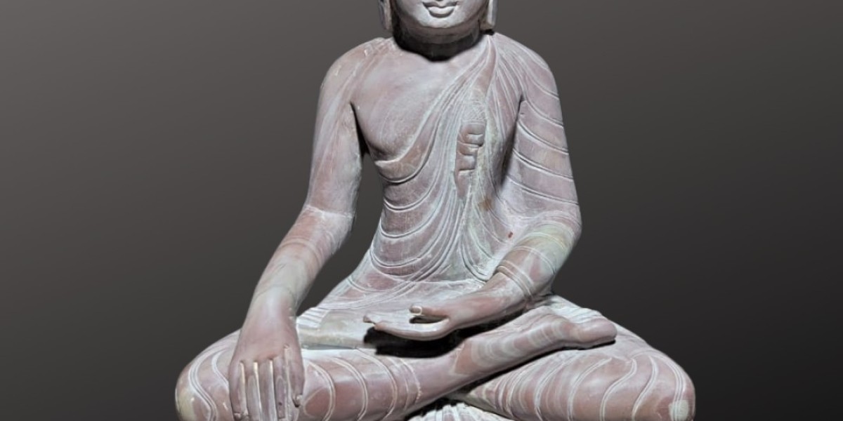 ? "The Stone Studio Presents – Handcrafted Buddha Statue for Home"