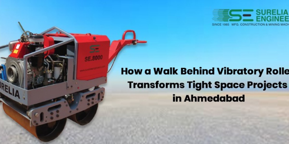 How a Walk Behind Vibratory Roller Transforms Tight Space Projects in Ahmedabad