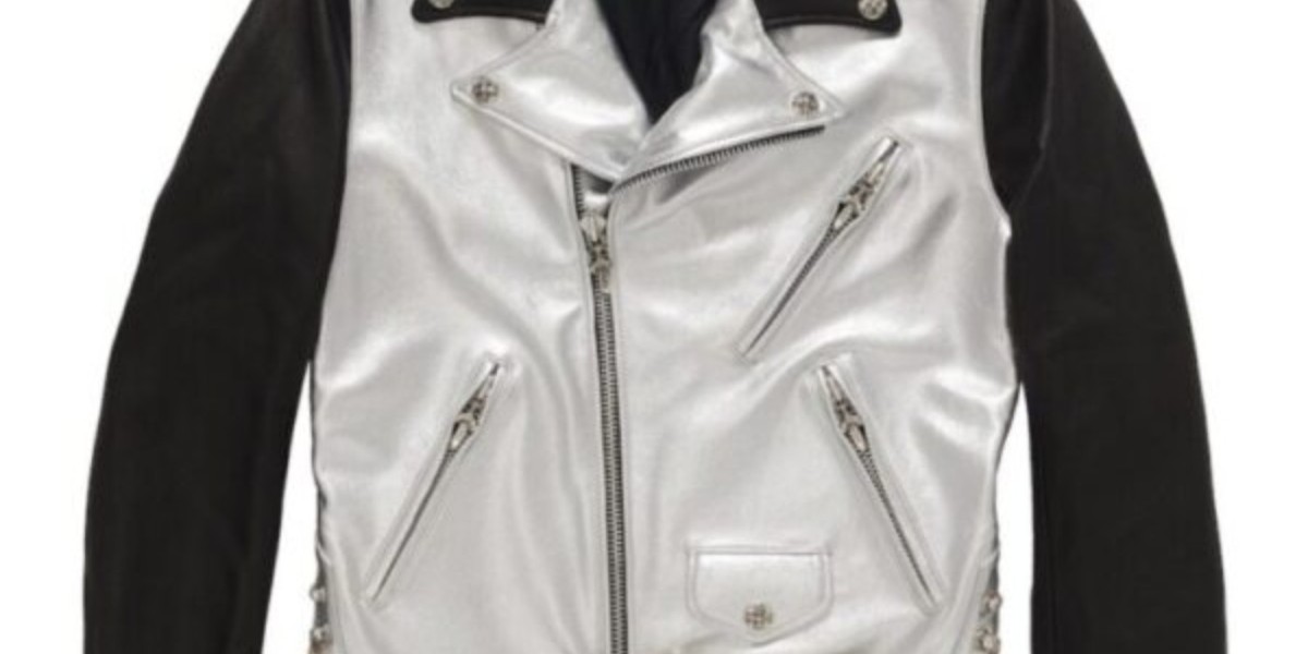 Chrome Hearts leather jacket women adds strong flair