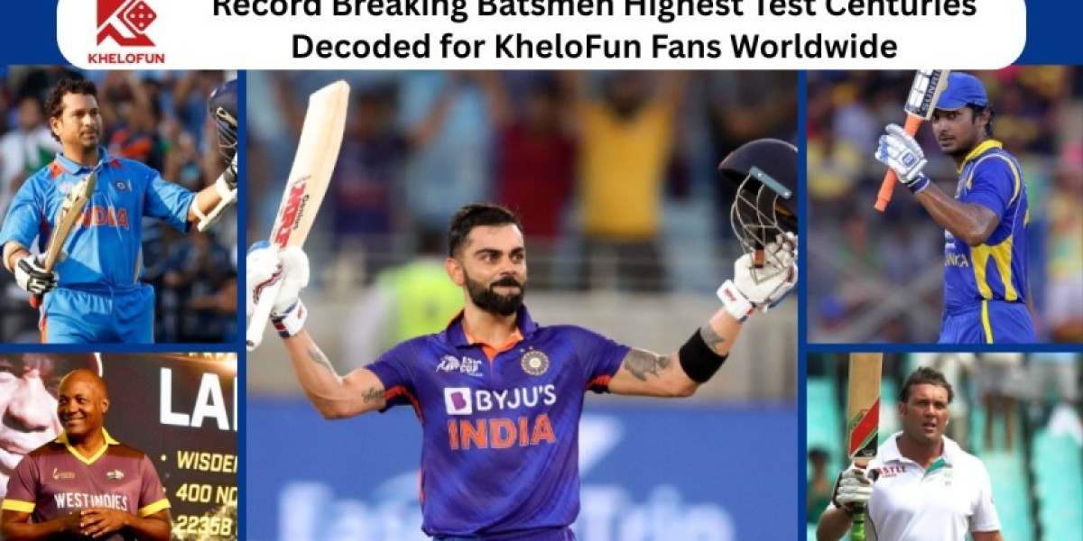 Record Breaking Batsmen Highest Test Centuries Decoded for KheloFun Fans Worldwide