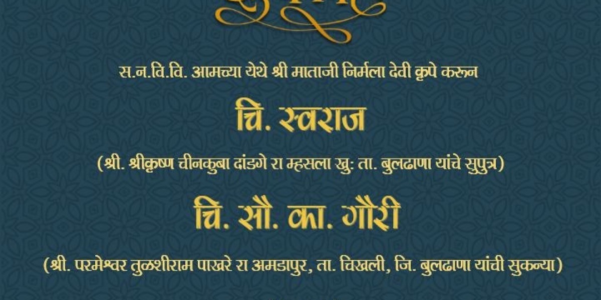 Elegant Lagna Patrika Buddhist Marathi Wedding Invitations Free