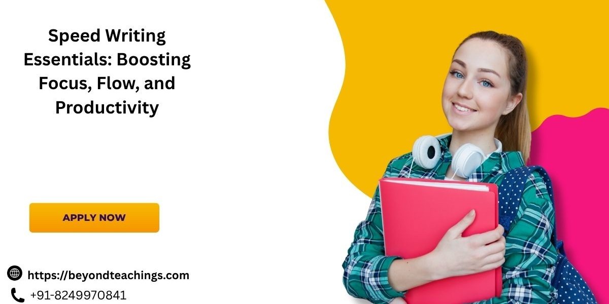 Speed Writing Essentials: Boosting Focus, Flow, and Productivity
