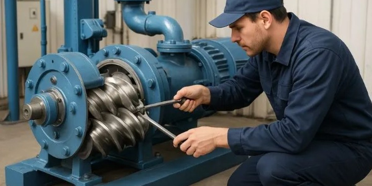 Expert Screw Compressor Maintenance Services by Nisha Equipments & Services