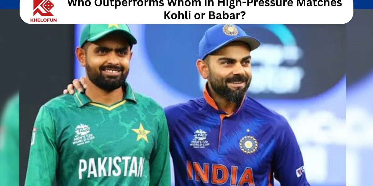 Khelofun Meritocracy: Who Outperforms Whom in High-Pressure Matches - Kohli or Babar?