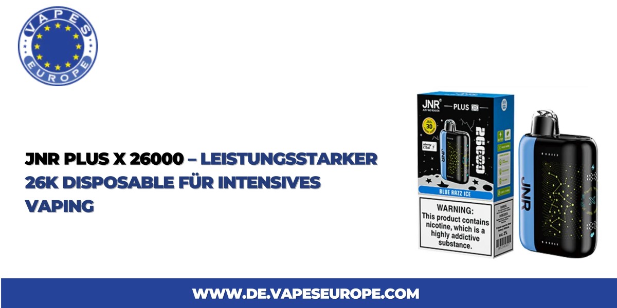 JNR Plus X 26000 – Leistungsstarker 26K Disposable für Intensives Vaping