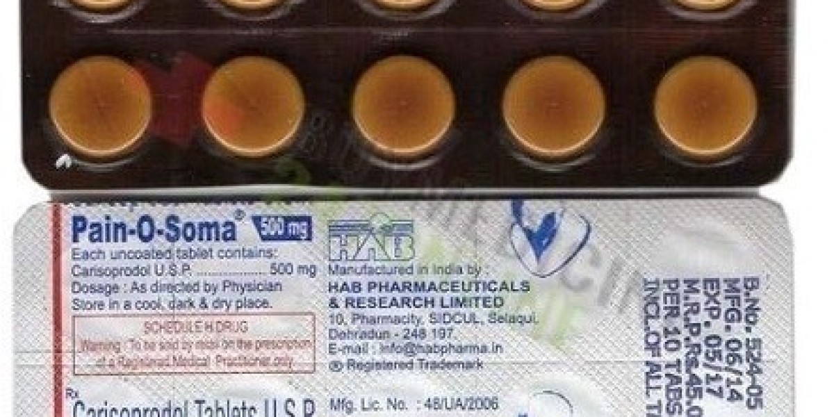 Pain O Soma 500mg: A Complete Guide to Uses, Benefits, Dosage, and Safety