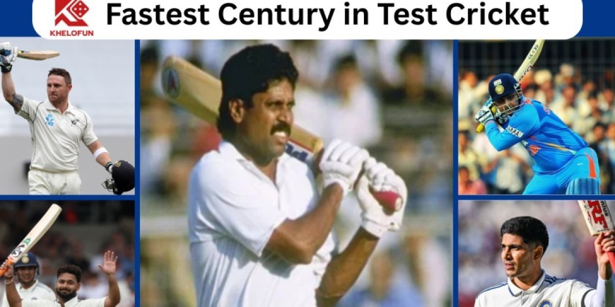 Fastest Century in Test Cricket with Khelofun Explaining How the Record Was Built and Where Indian Batters Stand