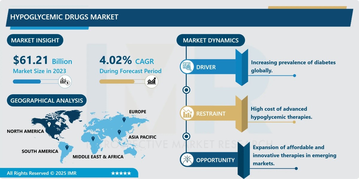 Hypoglycemic Drugs Market Size, Share, Growth & Forecast (2024-2032)