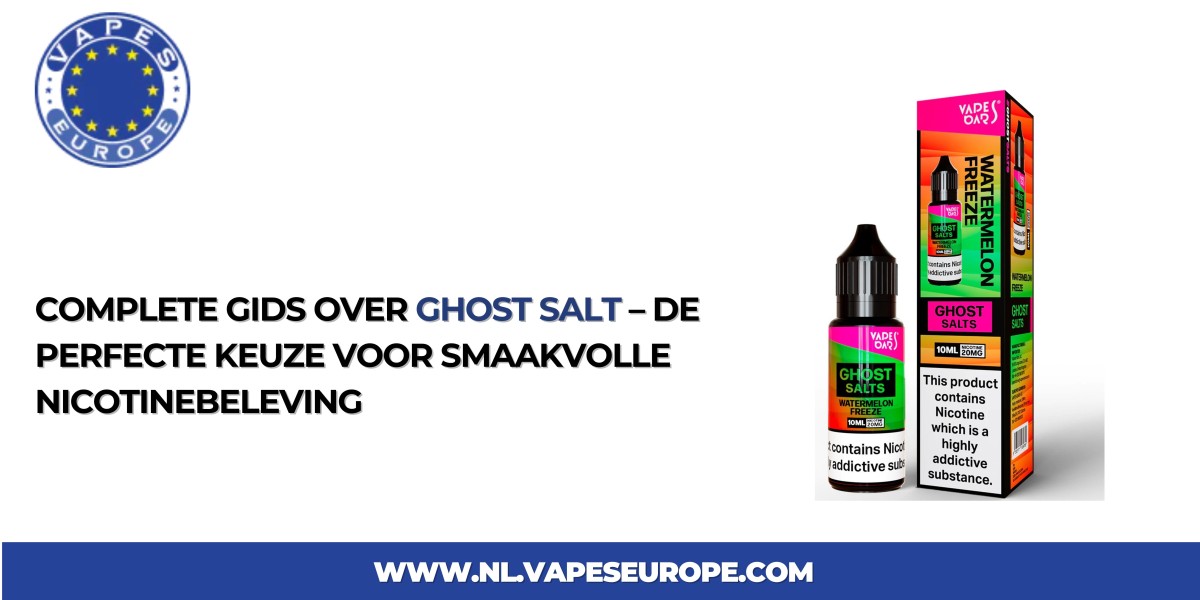 Complete Gids over Ghost Salt – De Perfecte Keuze voor Smaakvolle Nicotinebeleving