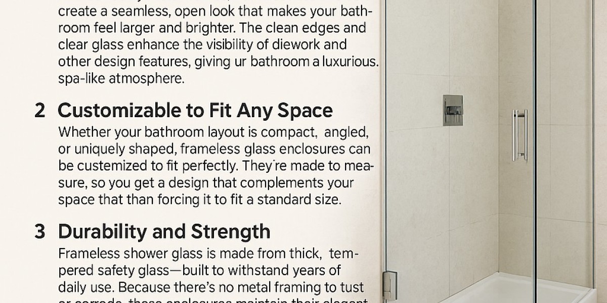 Why Choose Frameless Glass Shower Enclosures