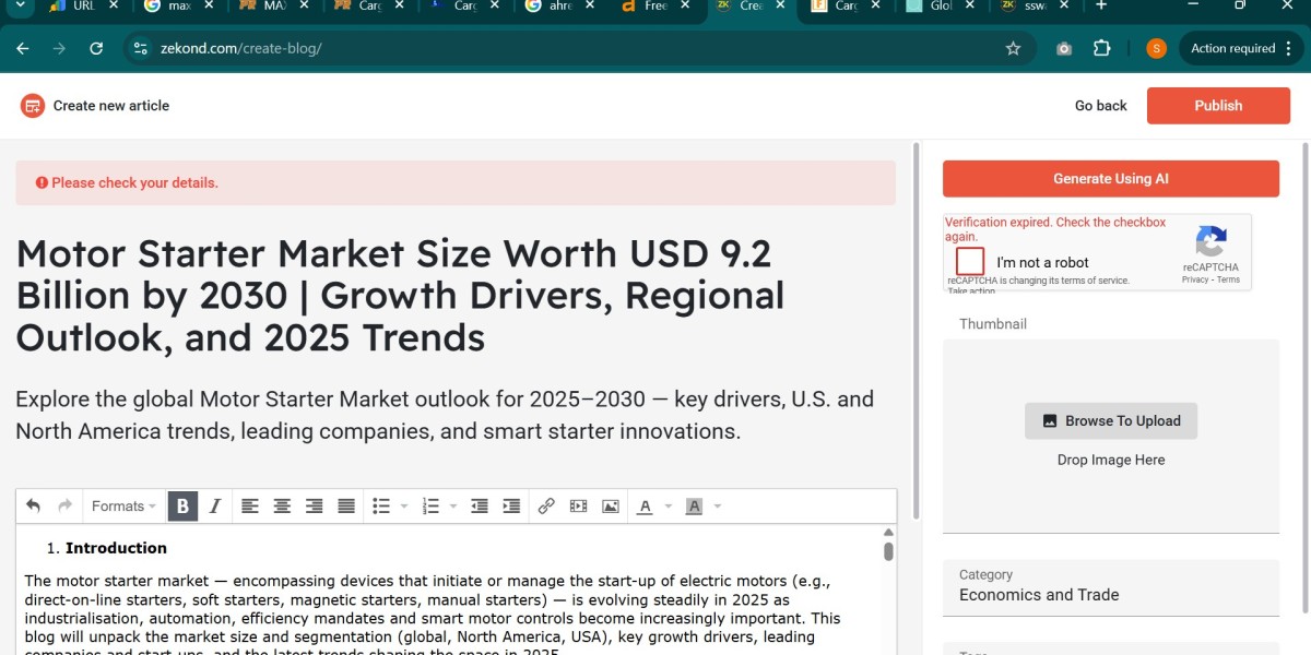 Motor Starter Market Size Worth USD 9.2 Billion by 2030 | Growth Drivers, Regional Outlook, and 2025 Trends
