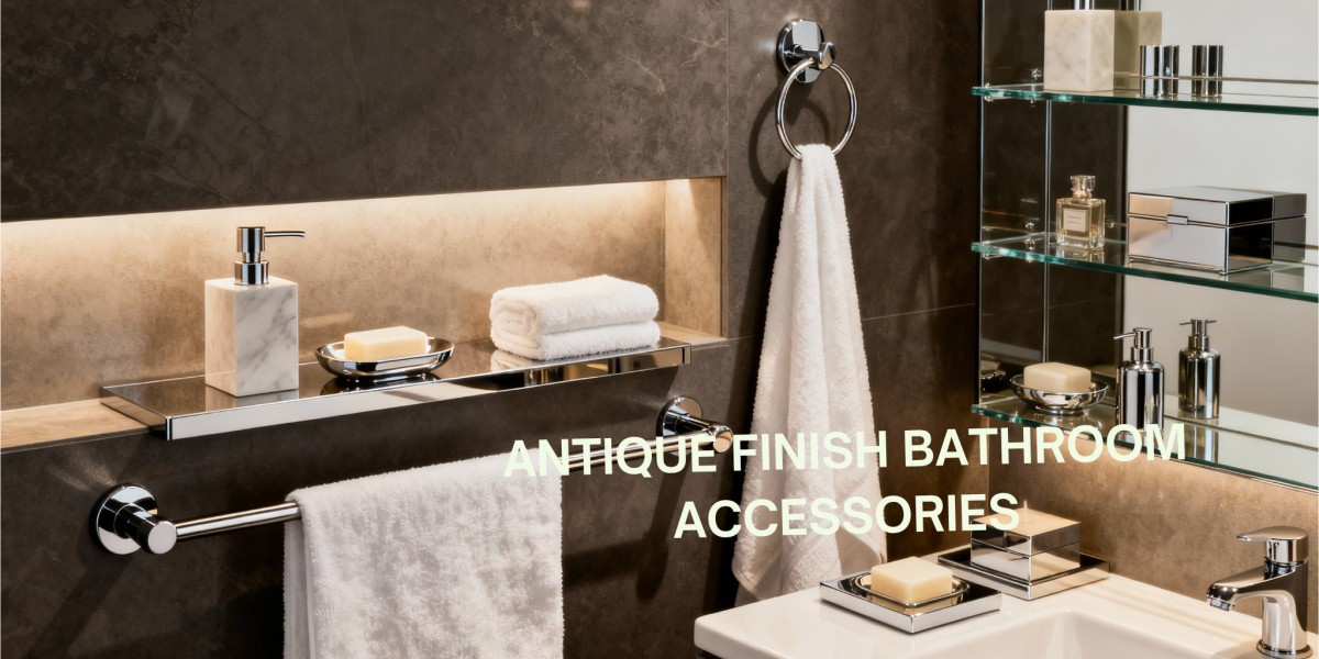 Elegant Antique Finish Bathroom Accessories | Classic Style with Modern Durability