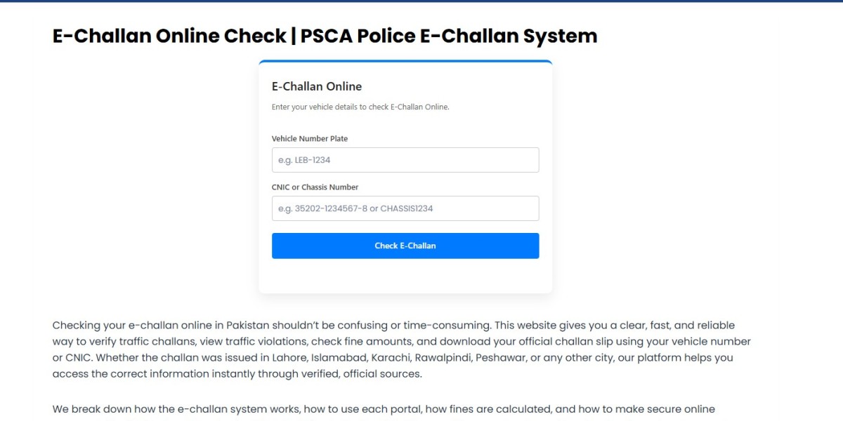 E Challan – Understanding Traffic Violations and Fines in Punjab