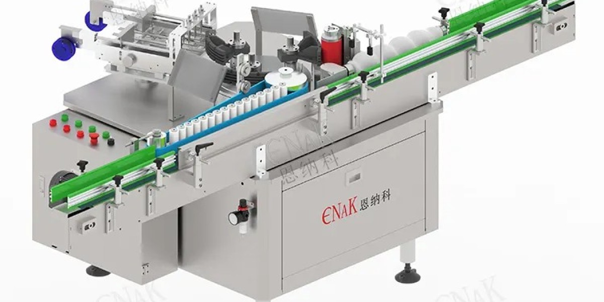 Smart Labeling for Food & Beverage Sustainability | ENKL-03 Single-Side Paste Labeling Machine by Tianjin ENAK