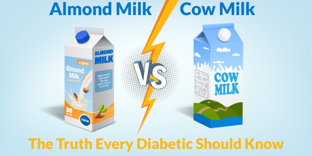 Almond Milk vs Cow Milk – The Truth Every Diabetic Should Know