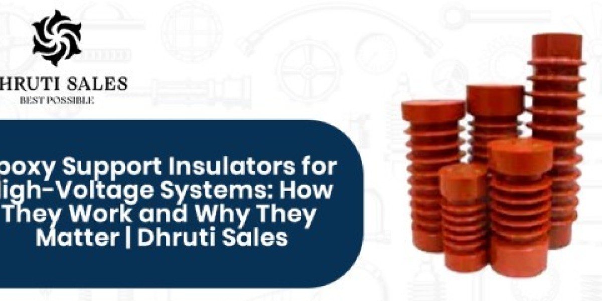 Epoxy Support Insulators for High-Voltage Systems: How They Work and Why They Matter | Dhruti Sales