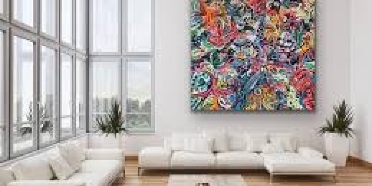 Oversized Abstract Art for Living Spaces