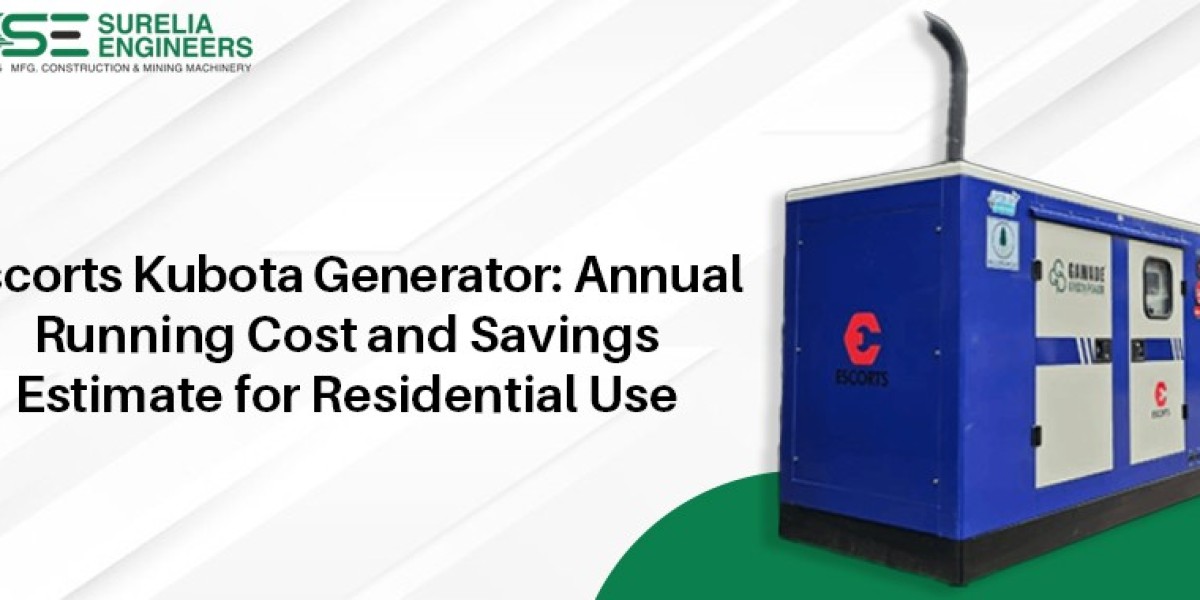 Escorts Kubota Generator: Annual Running Cost and Savings Estimate for Residential Use