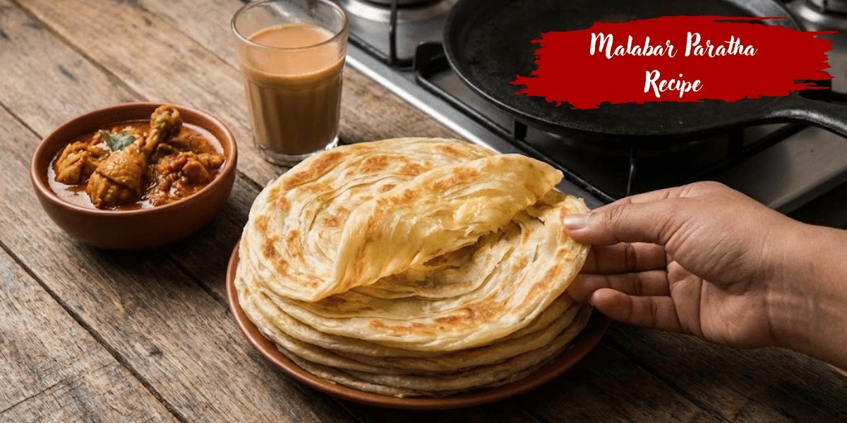 Quick Malabar Paratha Recipe for Breakfast - Kerala Style Paratha