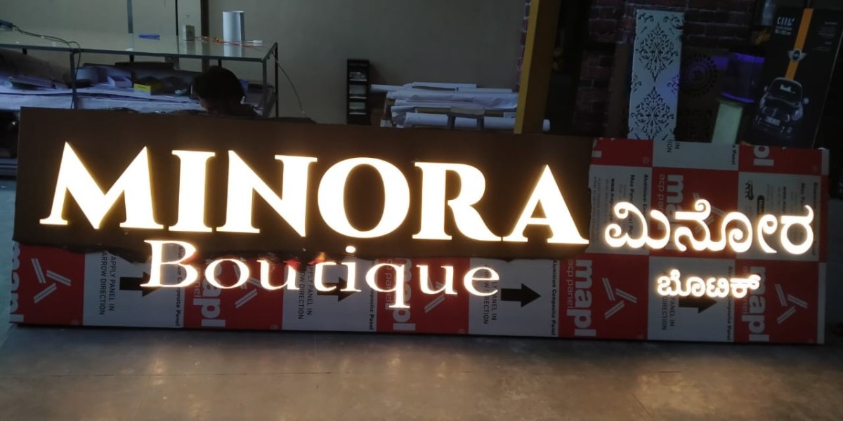 Outdoor signage for business