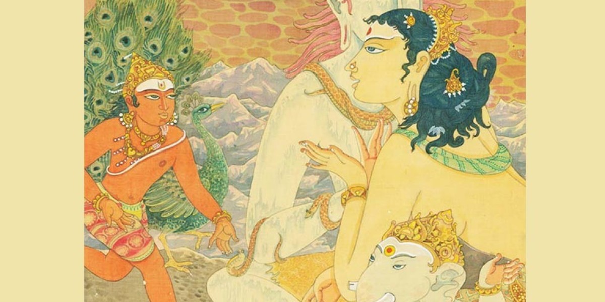 Lord Shiva with His Divine Family: A Sacred Story of Love, Balance, & Devotion