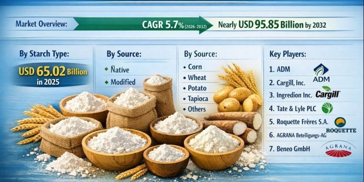 Starch Market Forecast Highlights Expansion to USD 95.85 Billion by 2032