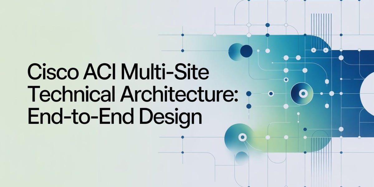 Cisco ACI Multi-Site Technical Architecture: End-to-End Design