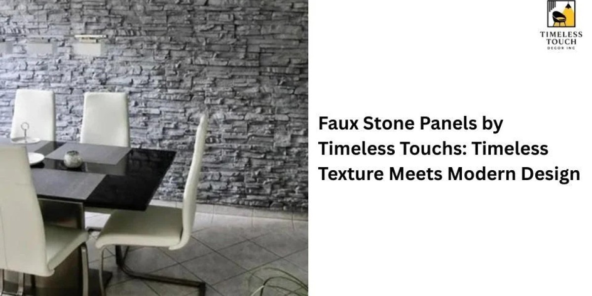 Faux Stone Panels by Timeless Touchs: Timeless Texture Meets Modern Design